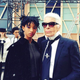 Willow Smith and Karl Lagerfeld
Instagram